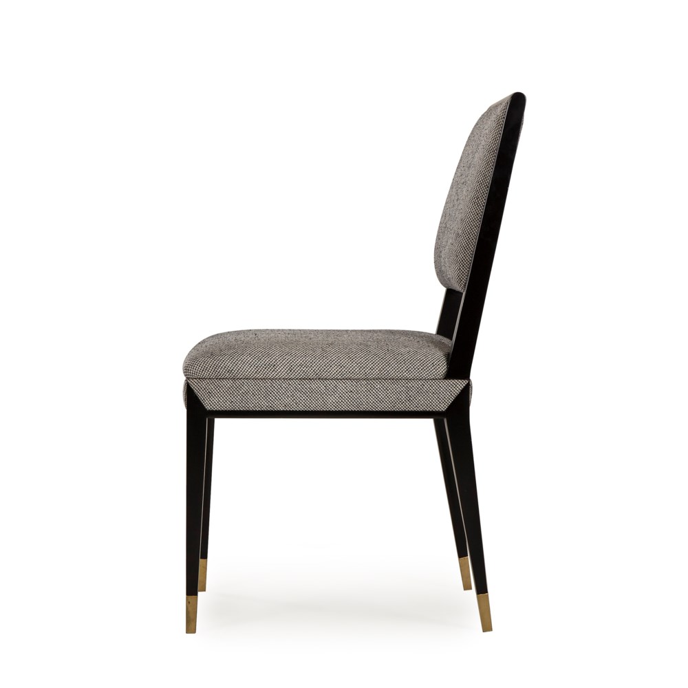 Reform Side Chair Black / Winston Speckle dining chairs Sonder