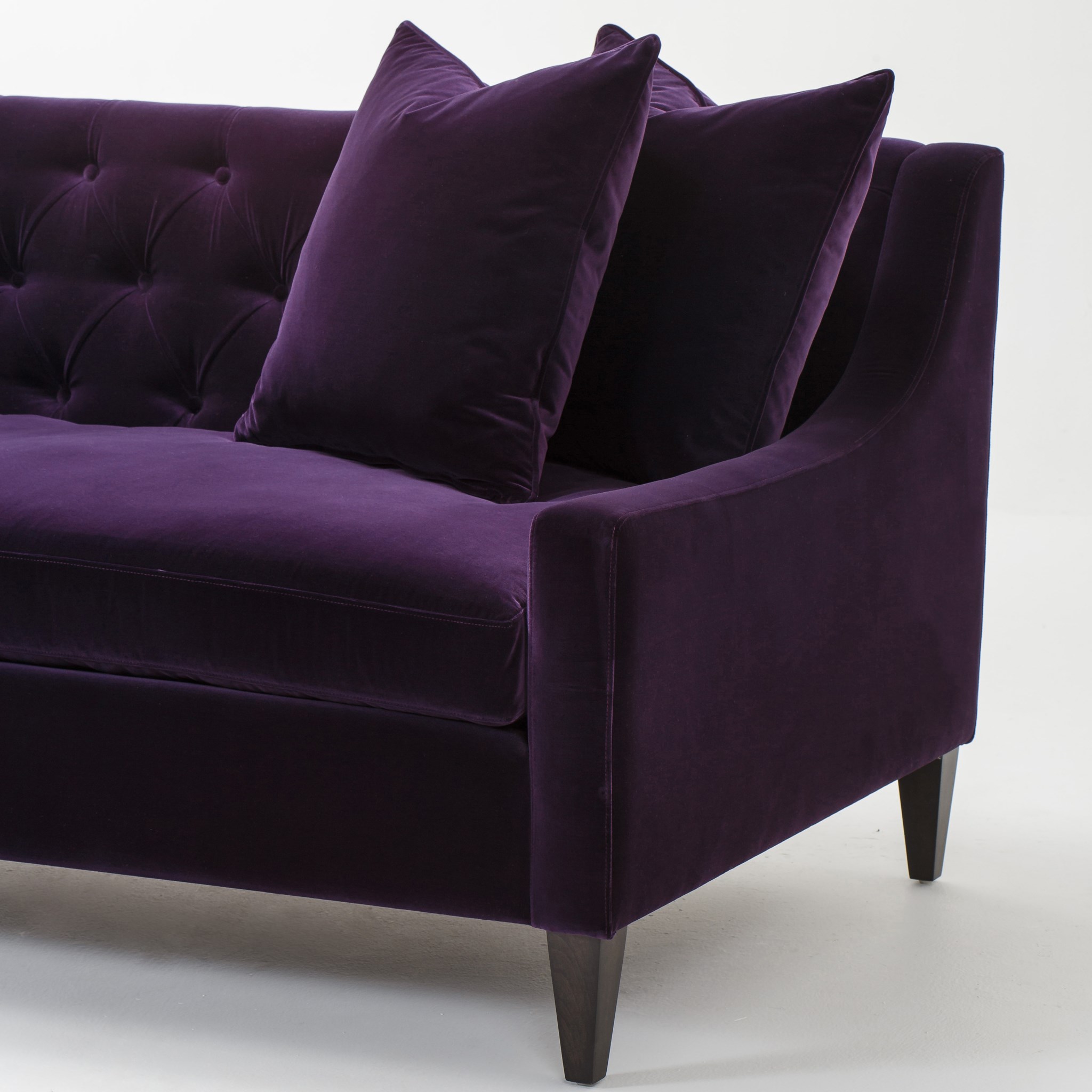 Newest For Deep Purple Velvet Sofa - Carin Scat