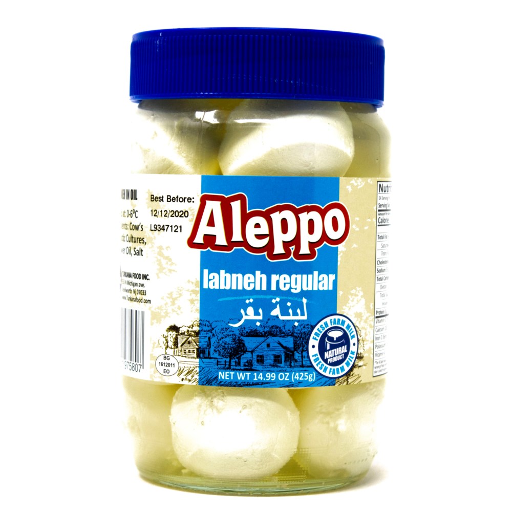 ALEPPO LABNEH SPREADABLE CHEESE 425GRx12 dairy Turkana Food