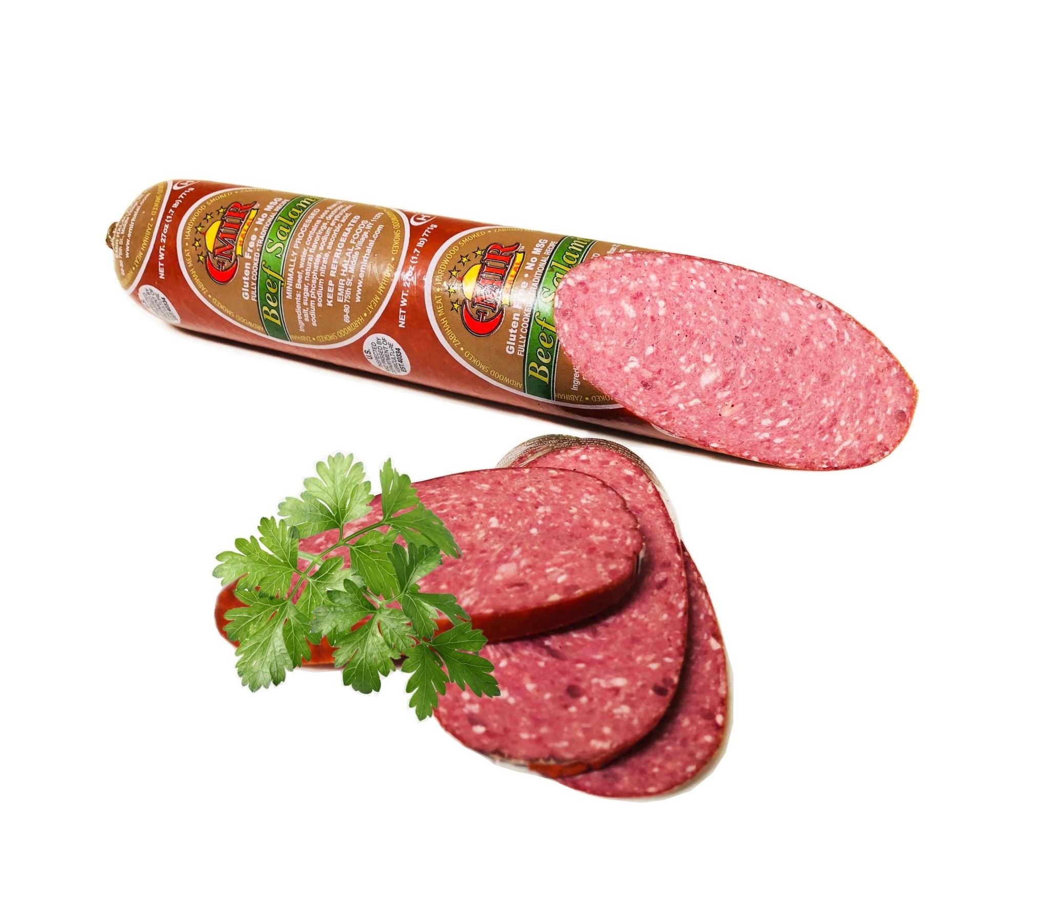 BEEF SALAMI LONG 1.7 LBX15 meat Turkana Food