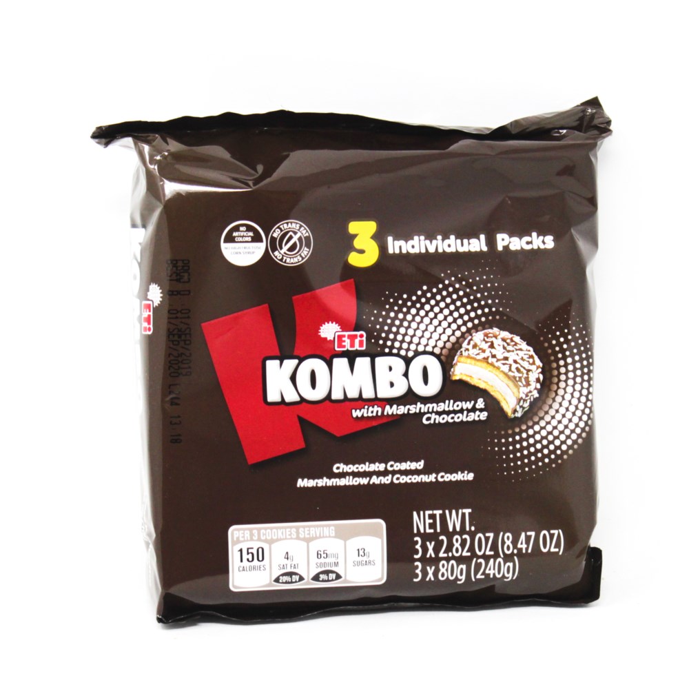 KOMBO (BENIMO) W. CHOCOLATE 240GRX16 eti Turkana Food