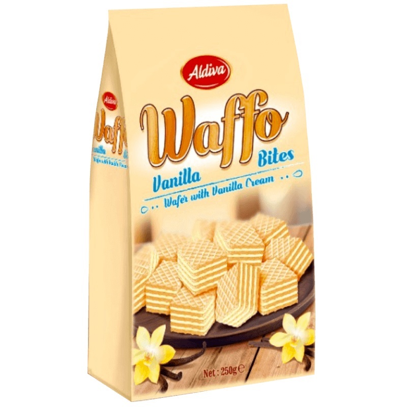 CUBE WAFERS/VANILLA 200GR x12 aldiva Turkana Food