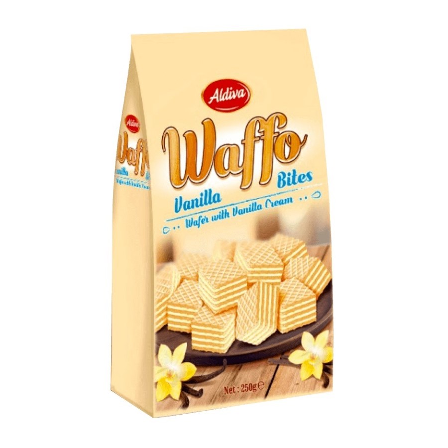 CUBE WAFERS/VANILLA 200GR x12 aldiva Turkana Food
