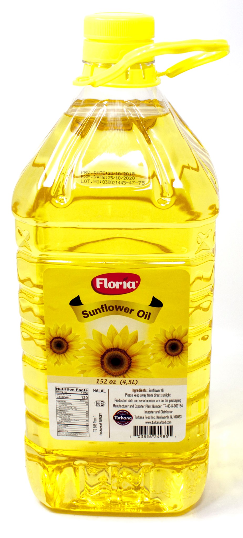 SUNFLOWER OIL 4.5LTx4 floria Turkana Food