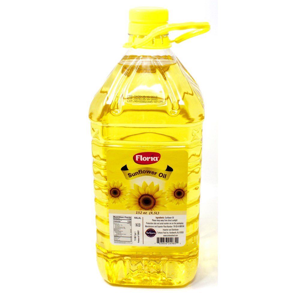 SUNFLOWER OIL 4.5LTx4 floria Turkana Food