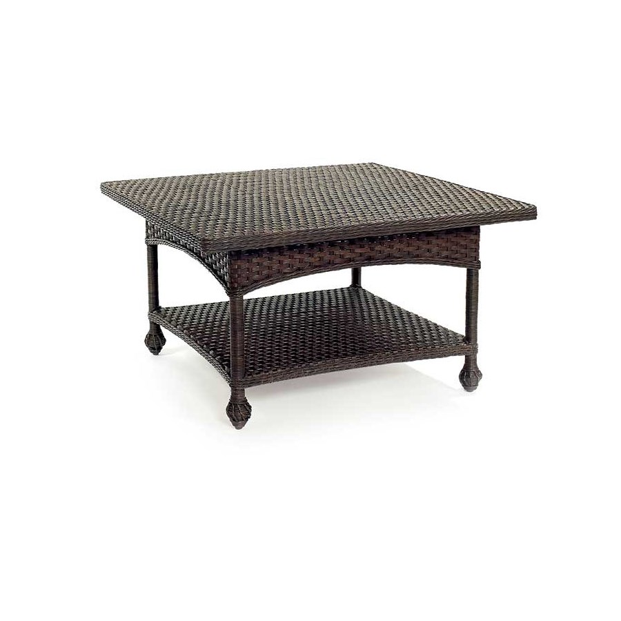 Wicker Square Cocktail Table - coffee tables | Mainly ...