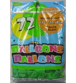 HELIUM BALLOONS #52747 LIME GREEN