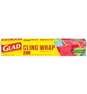 GLAD #0020 CLING WRAP CLEAR FOOD WRAP