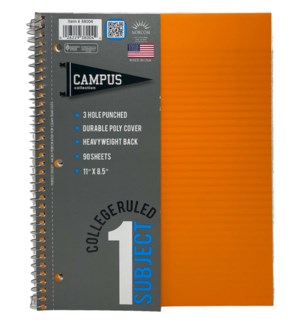 1-SUBJECT NOTEBOOK #38004 COLLEGE RULED