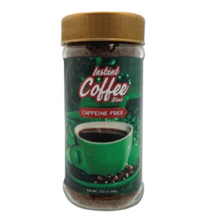 INSTANT COFFEE #87855 BLEND COFFEINE FRE