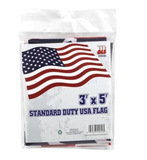 USA FLAG #09940 POLY STANDARD