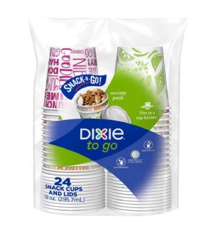DIXIE SNACK CUPS & LIDS