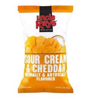 UNCLE RAY #635 CHEDDAR & SOUR CREAM CHIPS