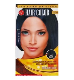 U #72008 WOMEN HAIR COLOR BLUE BLACK
