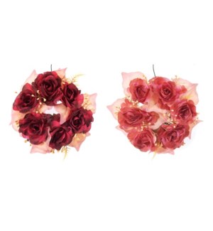 CH-MAS #CDR361 CANDLE RING/ROSES