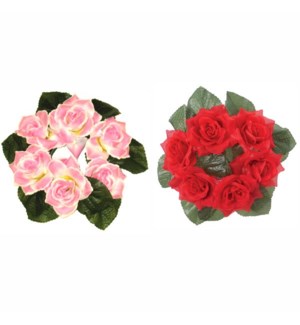 CH-MAS #CDR362 CANDLE RING ROSES