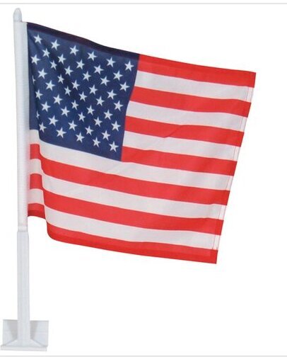 AMERICAN FLAG W/CAR HOLDER - fourth of july | U.W.I ...