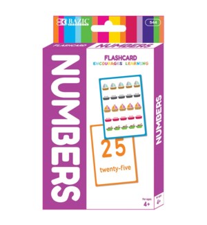 BAZIC #544 FLASH CARDS, NUMBERS