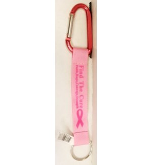 B.C.A. #6777 STRAP W.KEYCHAIN /FIND THE CURE