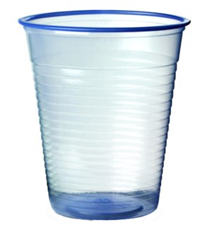 PLASTIC CUP 7OZ BLUE