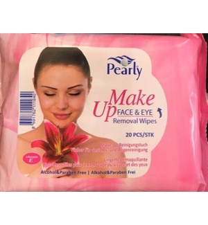 PEARLY #122141 MAKE UP REMOVAL WIPES