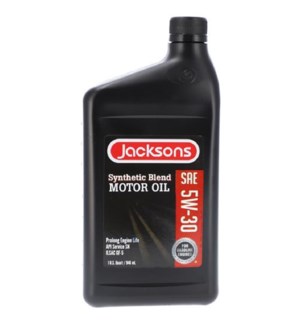 JACKSONS MOTOR OIL-5W-30 SYNTHETIC BLEND