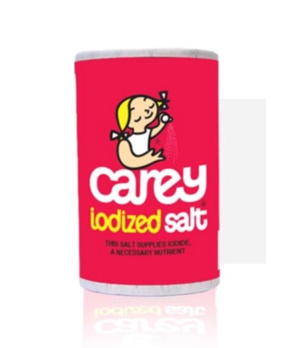 CAREY IODIZED SALT 24/26OZ(EXP040125)