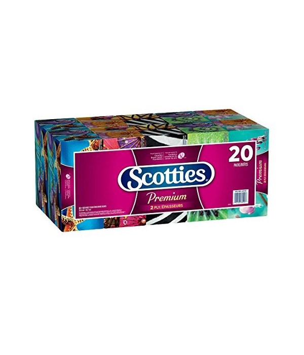 SCOTTIES TISSUE BOX 20/123CT