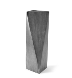 Hexx Vase (Square Tall) - Hand Finished Pewter