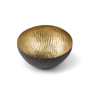Mondo Bowl (Medium) - Antique Satin Brass