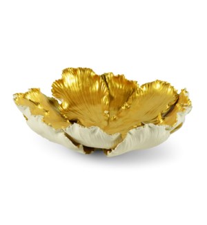 Kuri Bowl - White & Old Gold