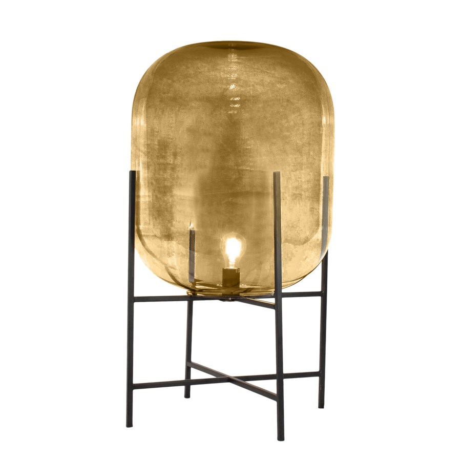 Miro Floor Lamp Short Light Amber Floor Lamps Elements Of Design