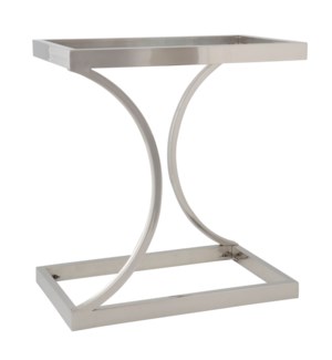 Gigi Table - Polished Stainless Steel