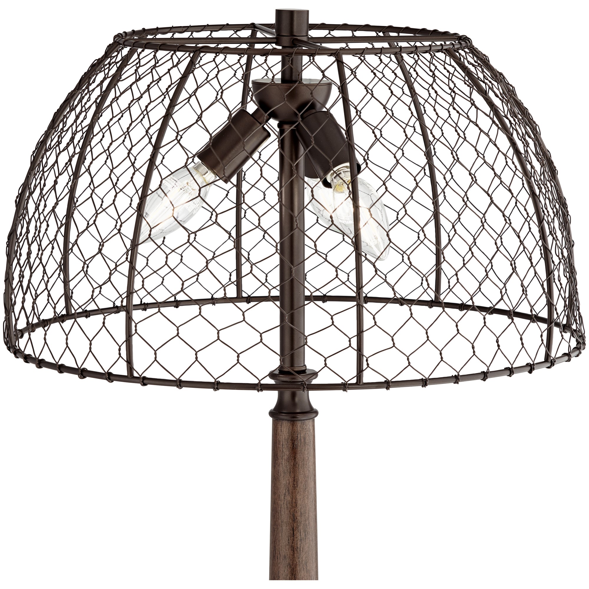 chicken wire floor lamp