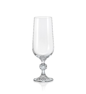 Claudia - Bohemia Champagne Glass w/Stem 6pc Set 180ml