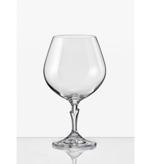 Lily - Bohemia Cognac Glass w/Stem 400ml 6pc Set