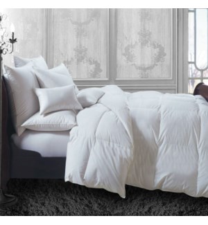Couette Percale Blanc Synth Hotel Double