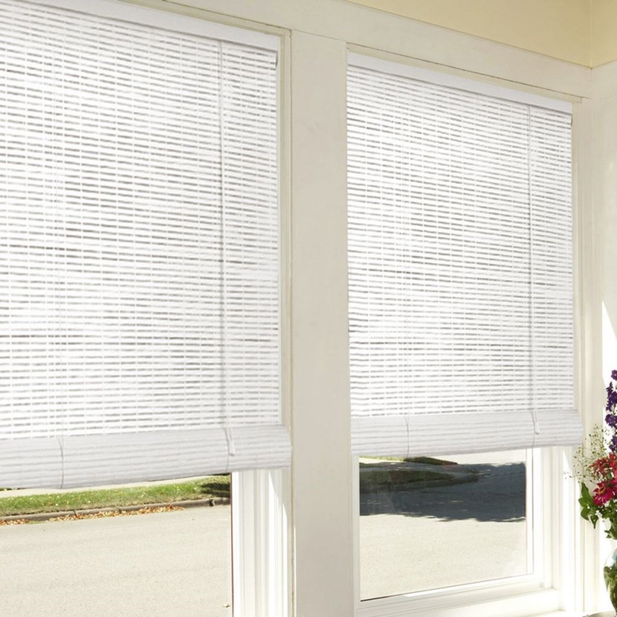 STORES EN ALLURE BAMBOU ENROULABLE BLANC 24x72 6 B STORES EN ALLURE BAMBOU ENROULABLE BLANC 24x72 6 B