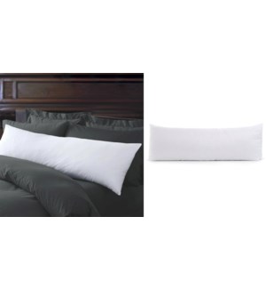 microfiber Body Pillow Shell white 4/b