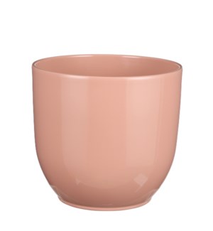 Tusca pot round l. pink - 8.75x8"