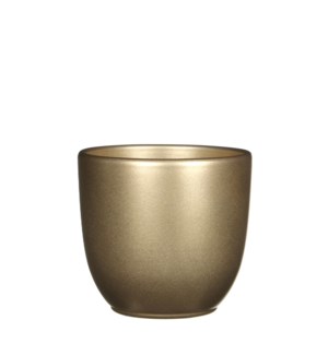 Tusca pot round gold - 4x3.5