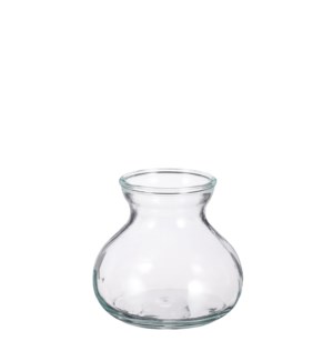 Mateo vase glass - 6.75x6"
