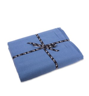 Solana table cloth linen blue - 98.5x55.25"