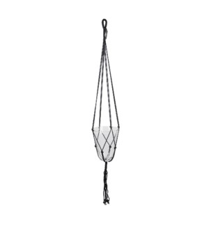 Knot pot holder hanging anthracite - 6x55.25"