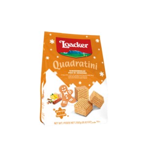 Loacker Quadratini Gingerbread 6/250 gr