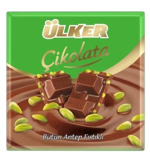 Ulker Pistachio Milk Chocolate 6x(6/65gr)