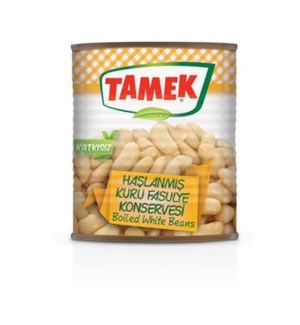 Tamek Boiled White Beans (can) 12/800 gr