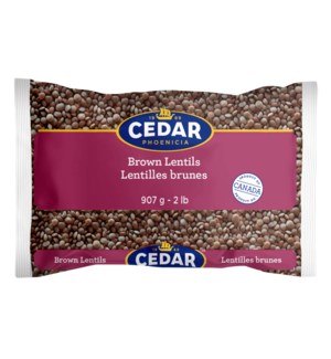 Cedar Dry Brown Lentils 10/907 gr