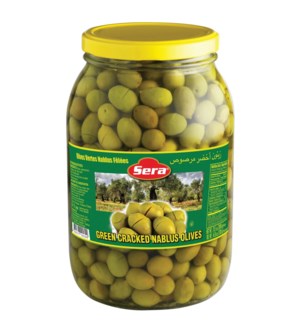 Sera Cracked Green Olives 6x2000 ml