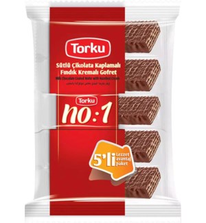 Torku NO:1 Chocolate Wafer Multi w/Hazelnut Cream16x(5x35gr). FREE
